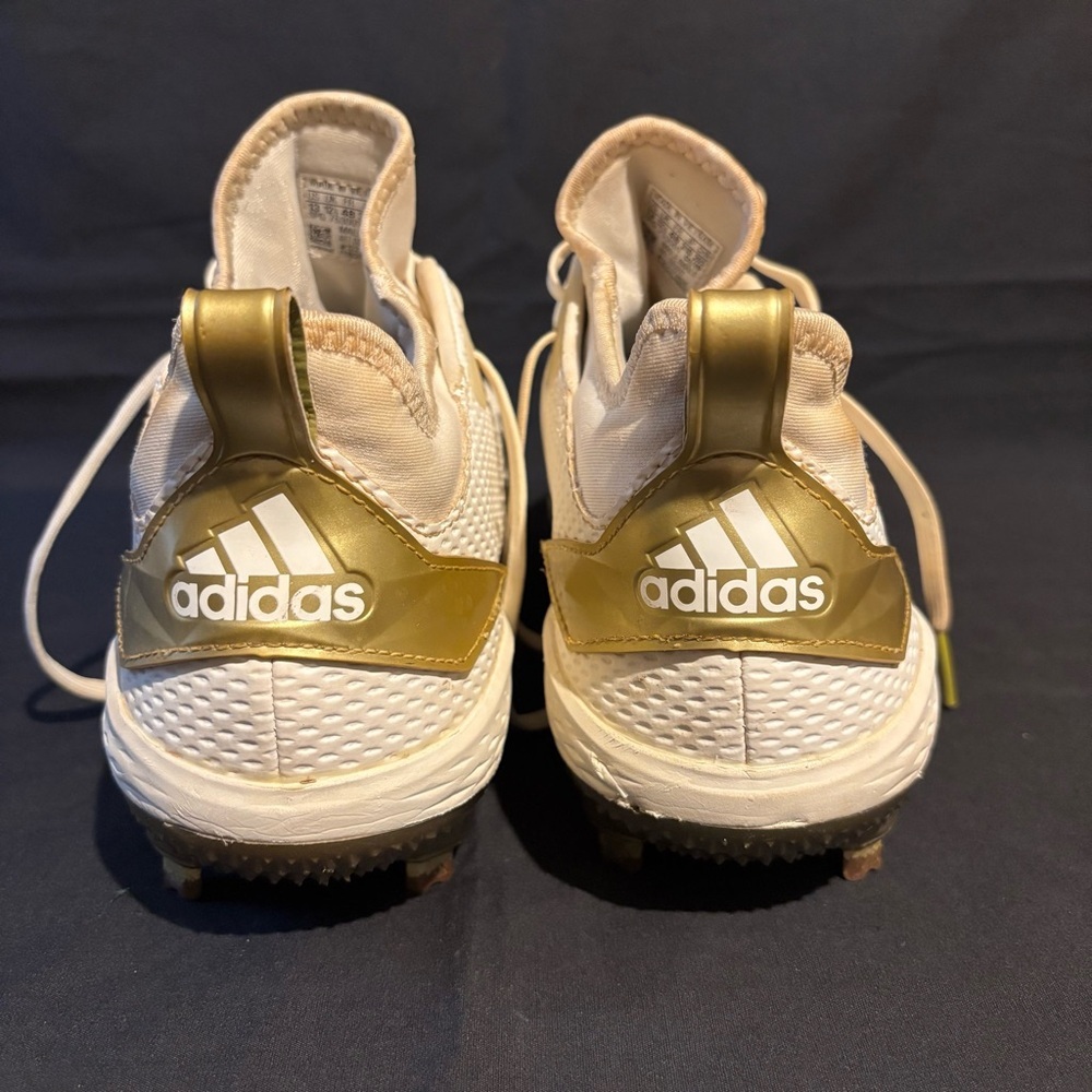 Adidas Adizero White and Gold Soccer Cleats men’s size 13 - Picture 5 of 9